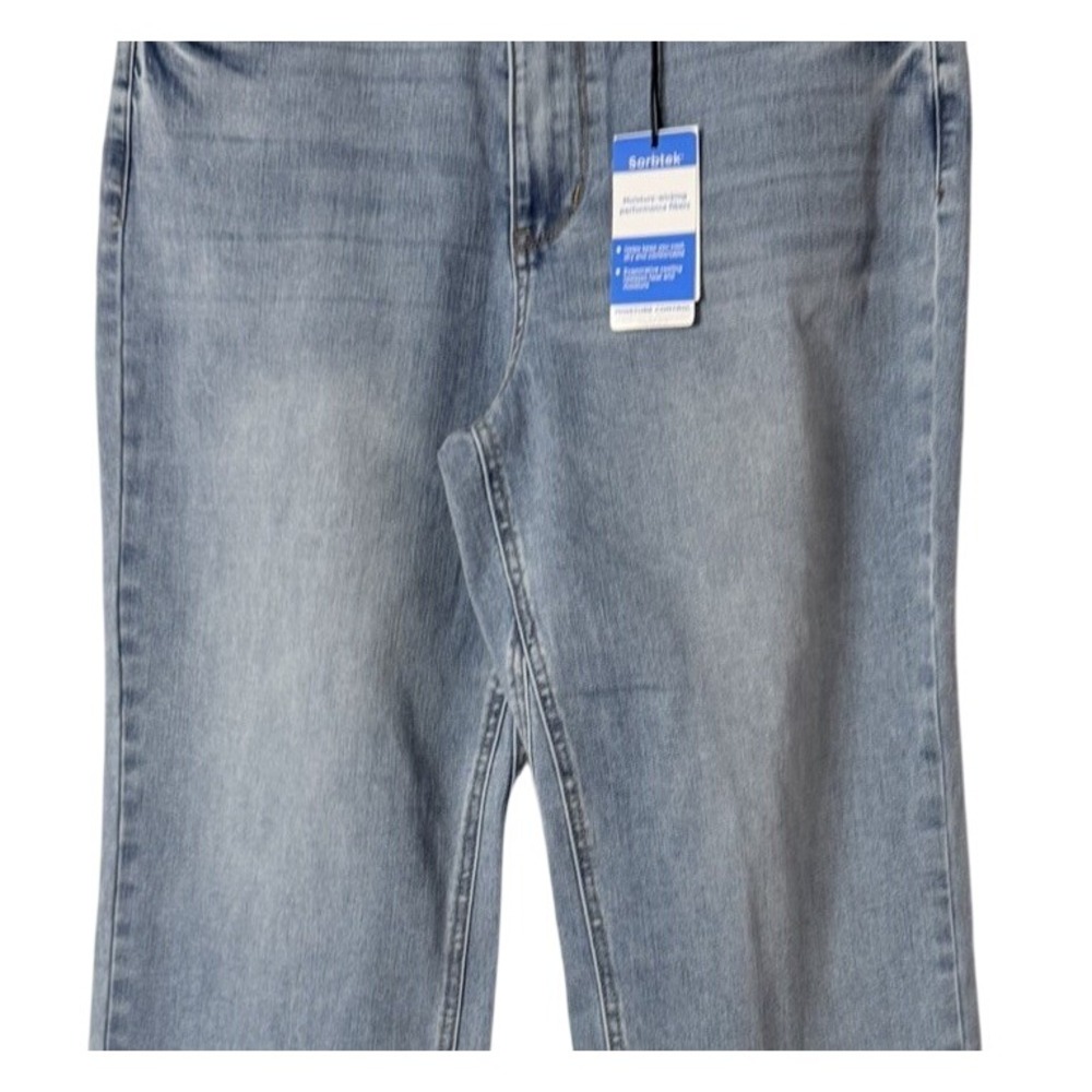 NWT Judy Blue High Rise Double Button Cropped Wide Leg Jeans Denim Size 13/31 - Picture 3 of 14